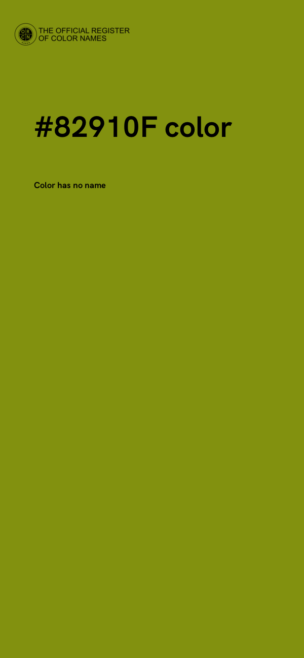#82910F color image