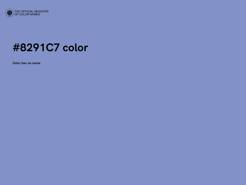 #8291C7 color image
