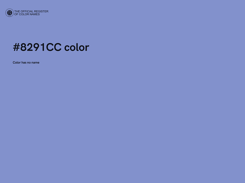 #8291CC color image