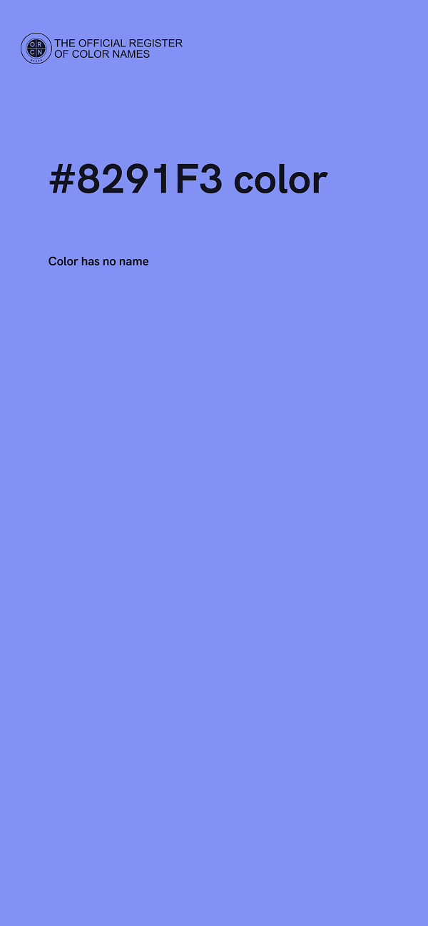 #8291F3 color image
