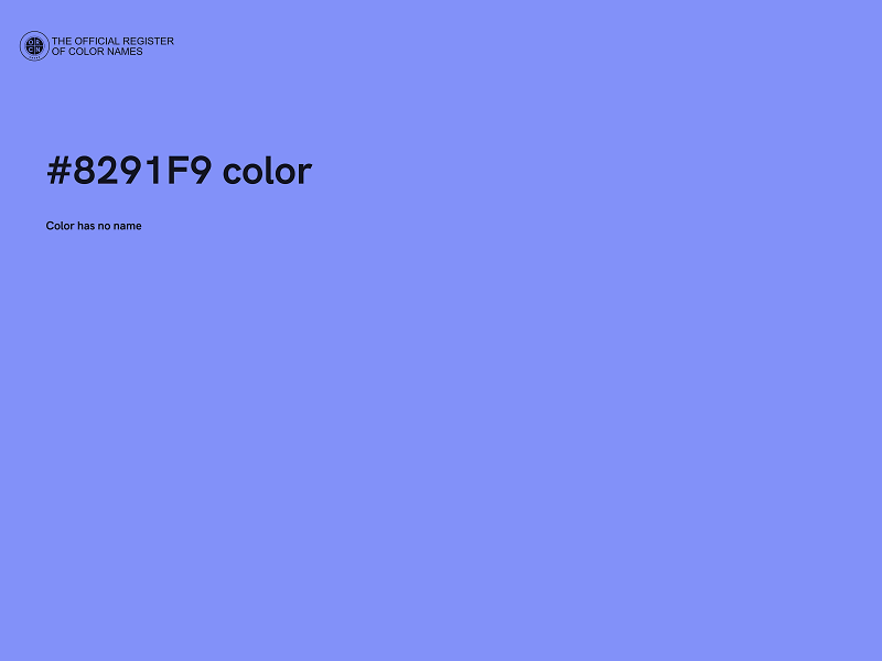 #8291F9 color image