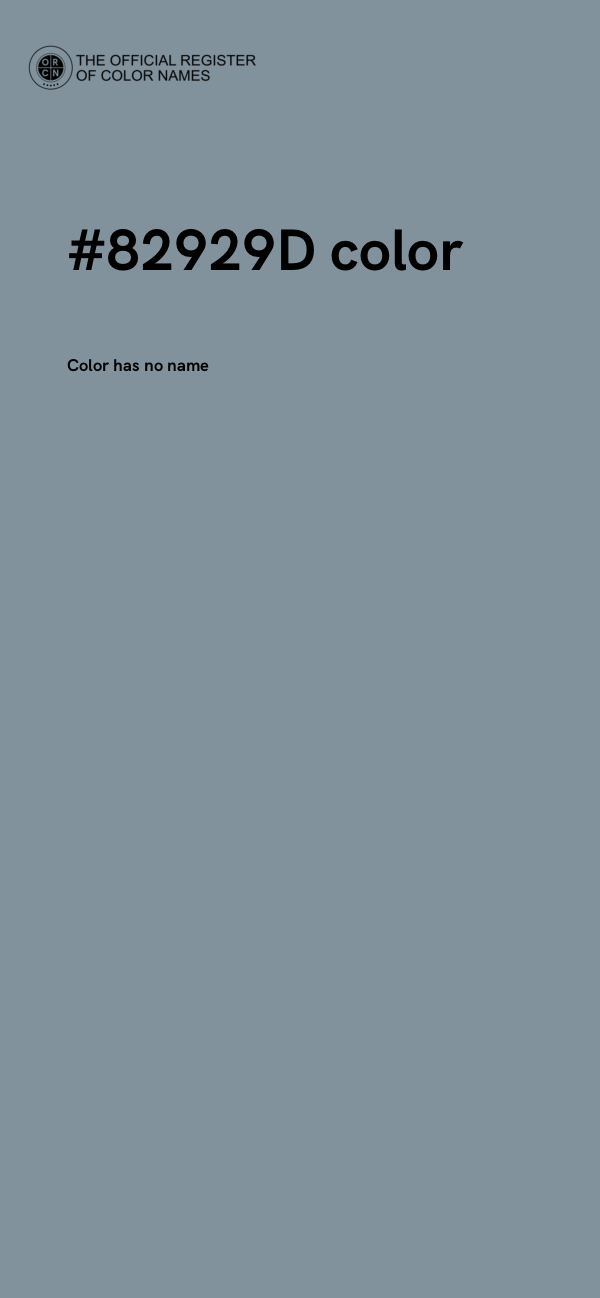 #82929D color image