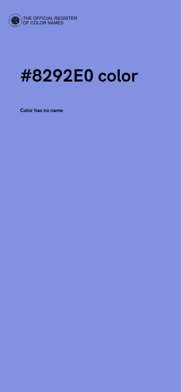#8292E0 color image