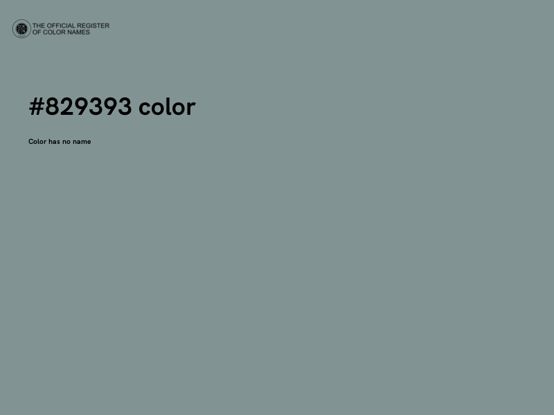 #829393 color image