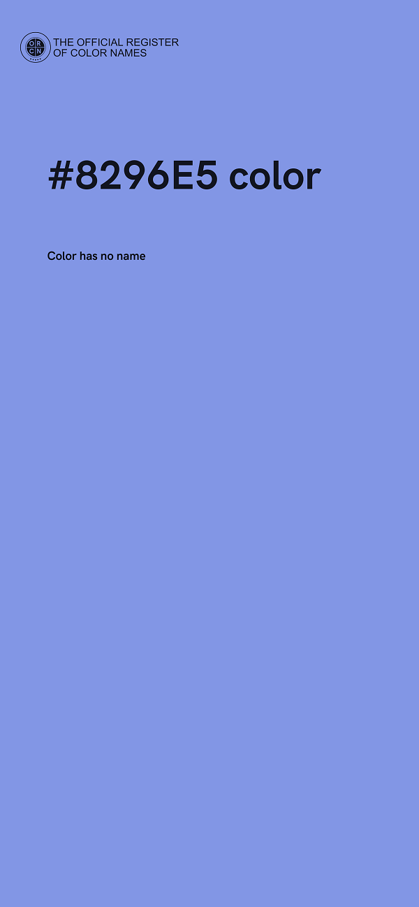 #8296E5 color image