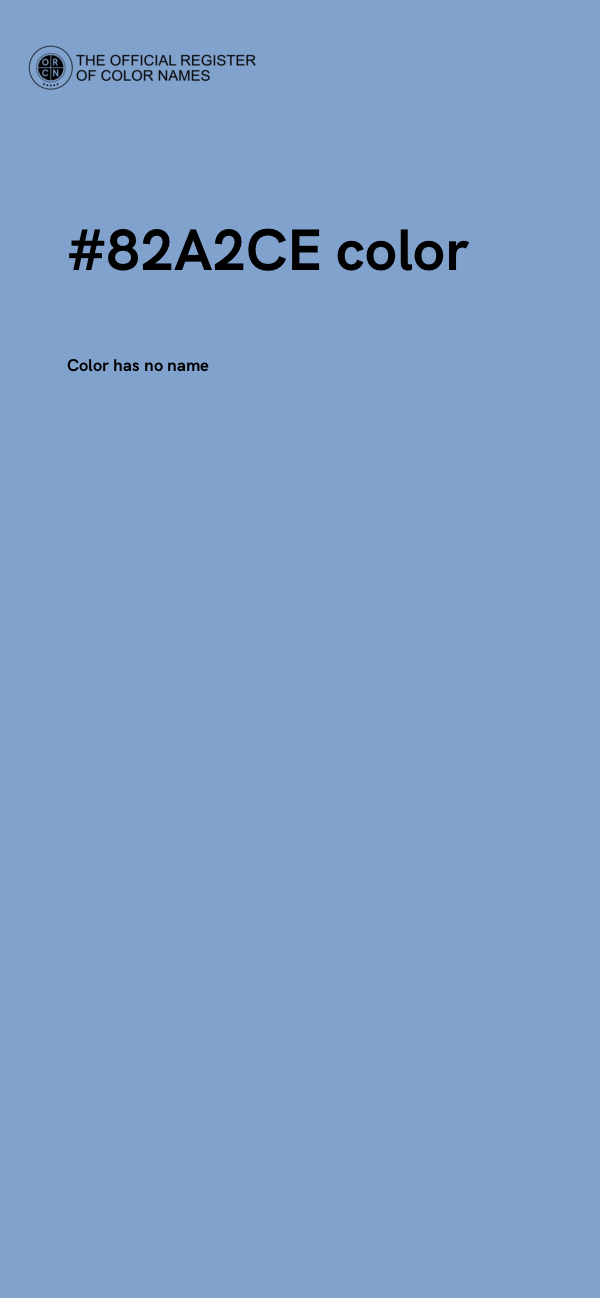 #82A2CE color image