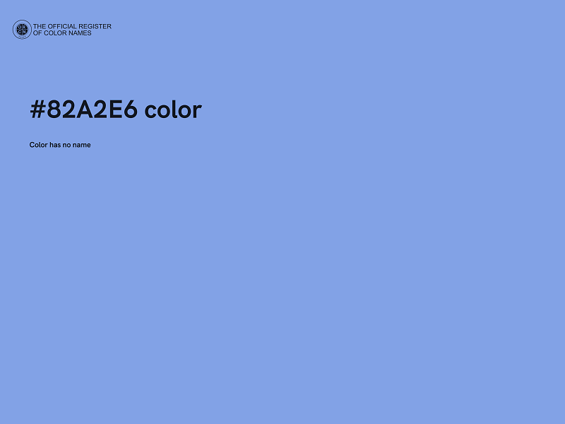 #82A2E6 color image