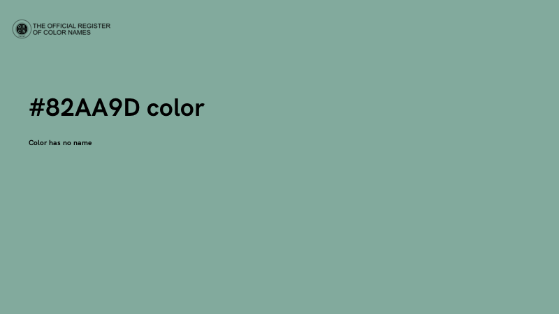 #82AA9D color image