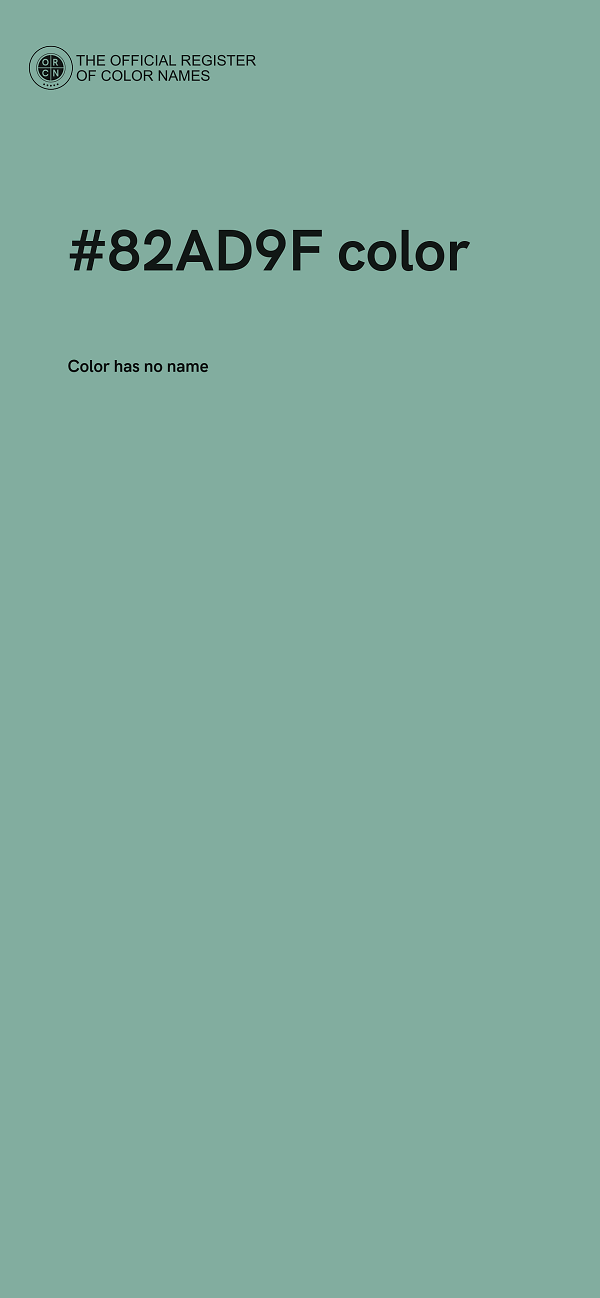 #82AD9F color image