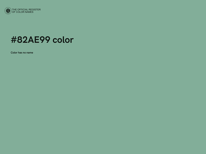 #82AE99 color image