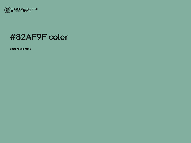 #82AF9F color image