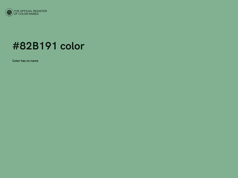 #82B191 color image