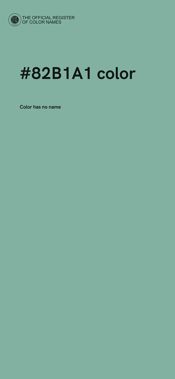 #82B1A1 color image