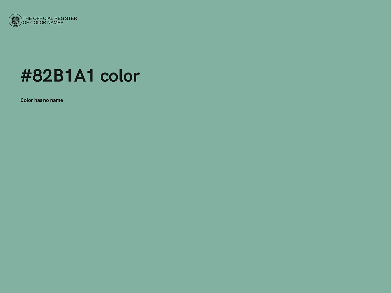#82B1A1 color image