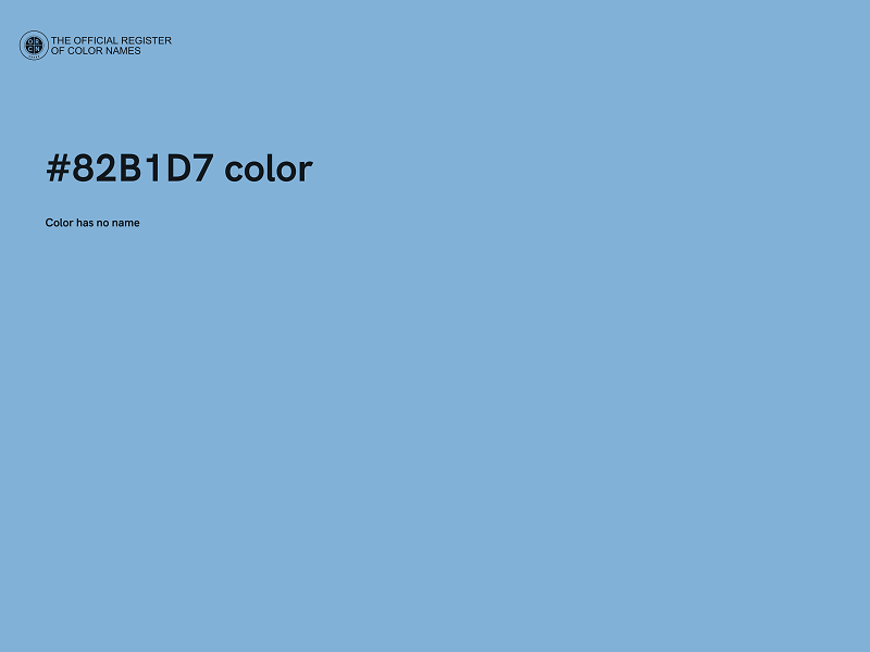 #82B1D7 color image