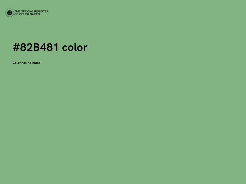 #82B481 color image