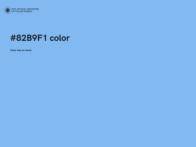 #82B9F1 color image