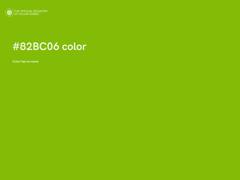 #82BC06 color image
