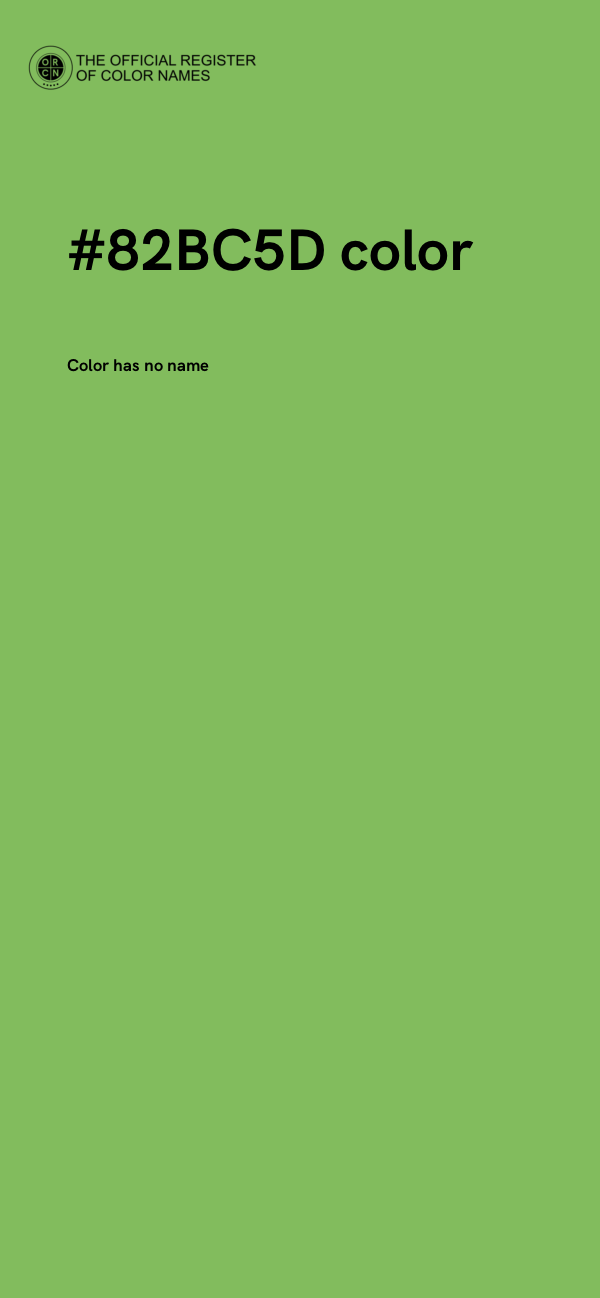 #82BC5D color image
