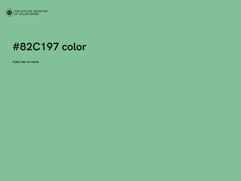 #82C197 color image