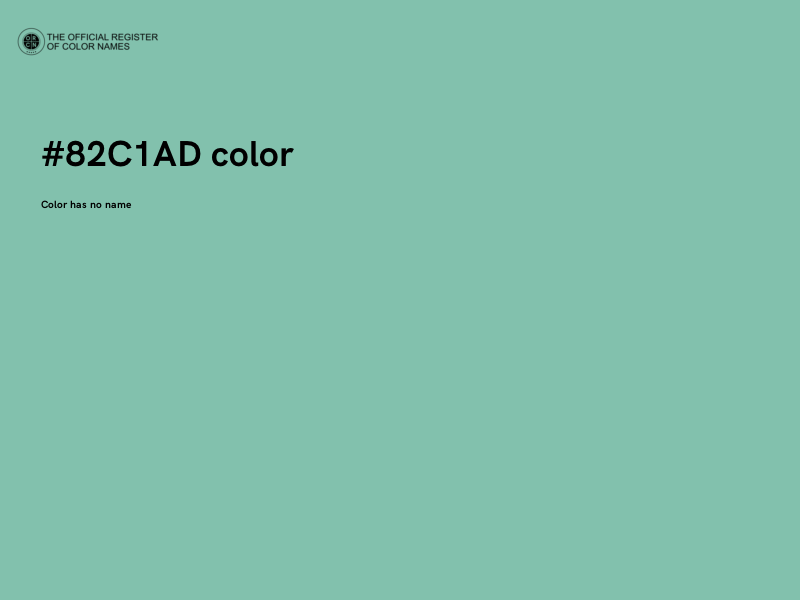 #82C1AD color image