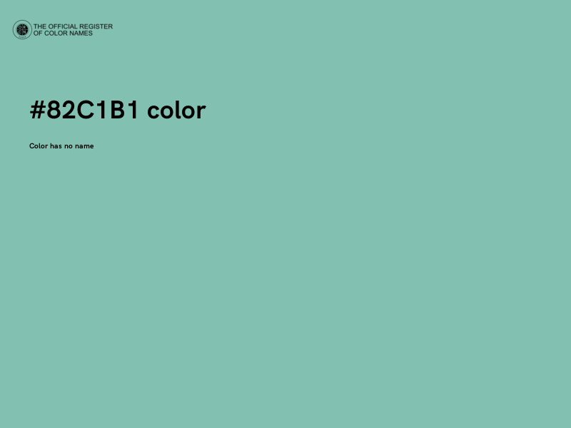 #82C1B1 color image
