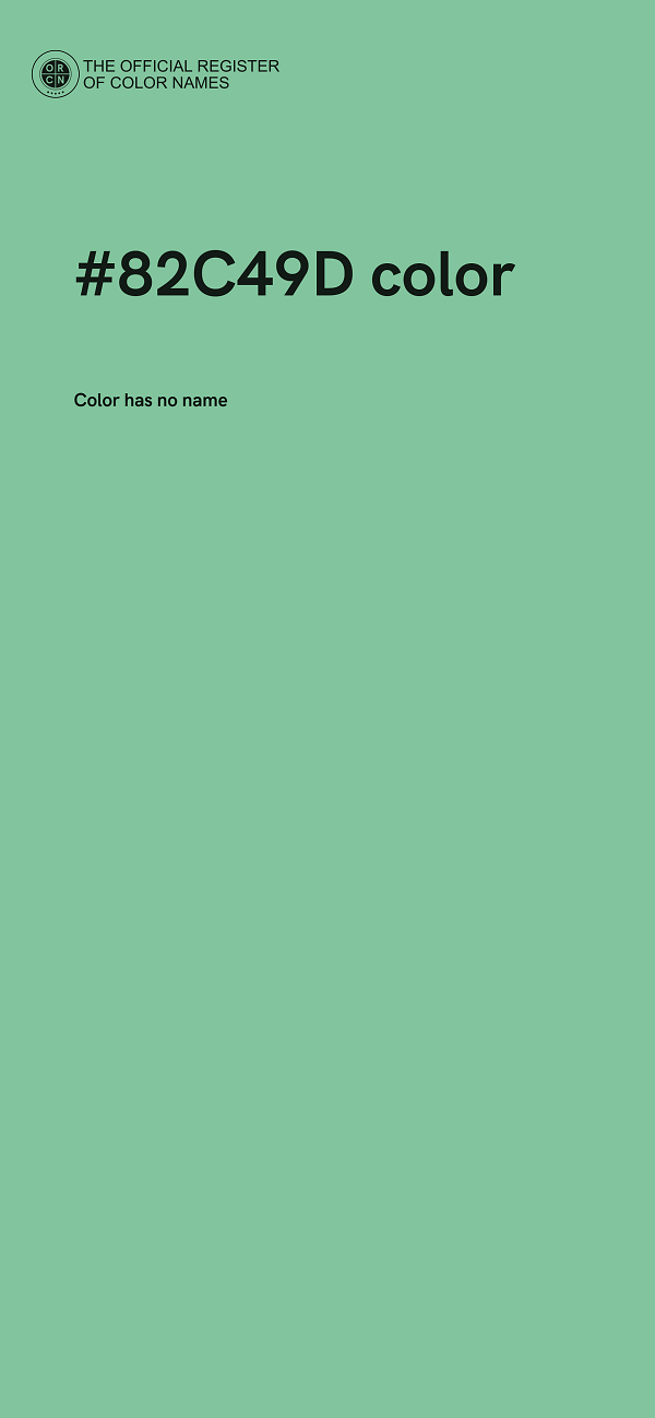 #82C49D color image