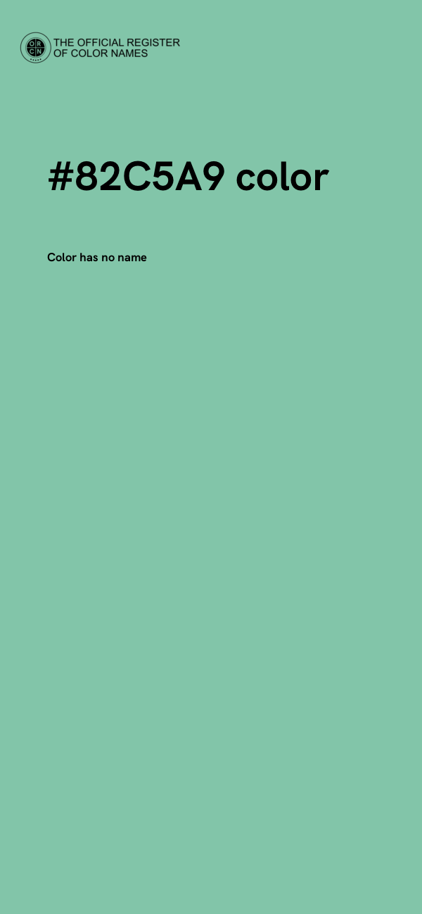 #82C5A9 color image