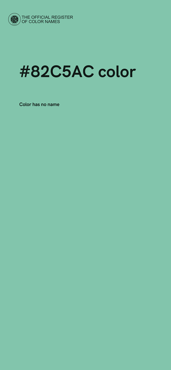 #82C5AC color image