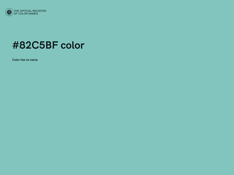 #82C5BF color image