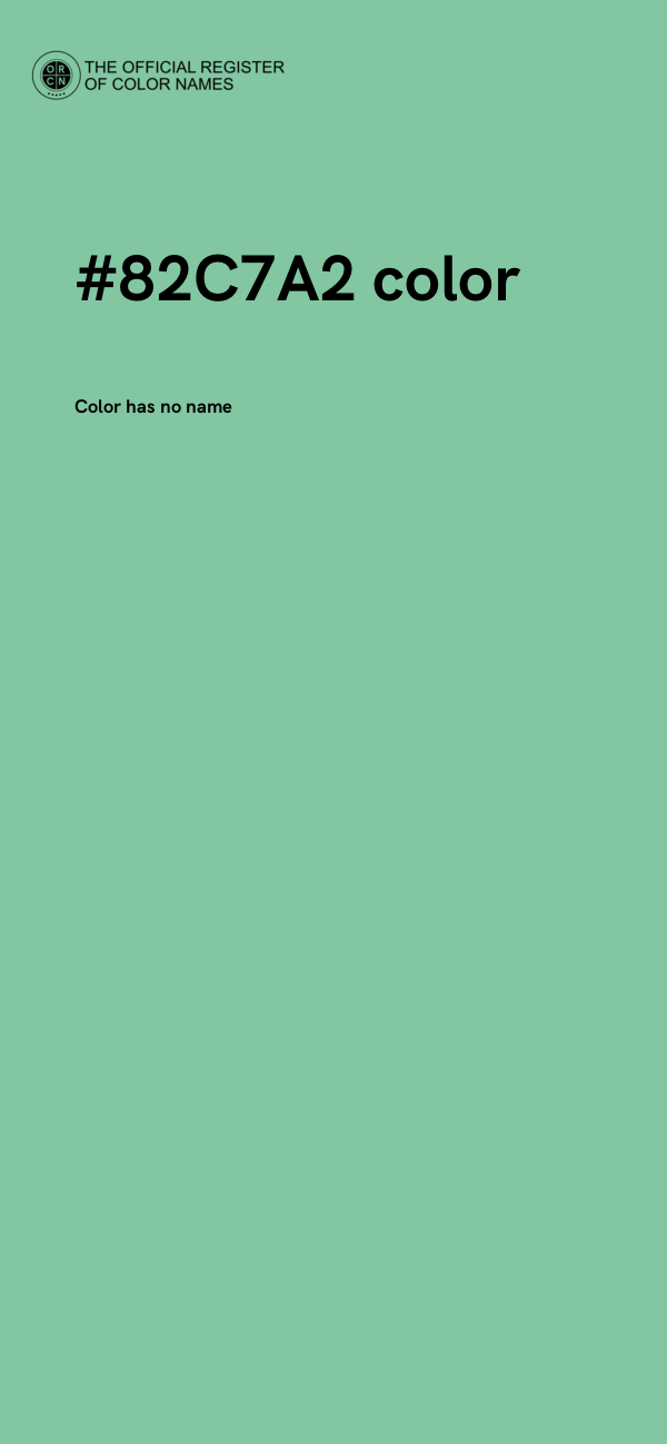 #82C7A2 color image