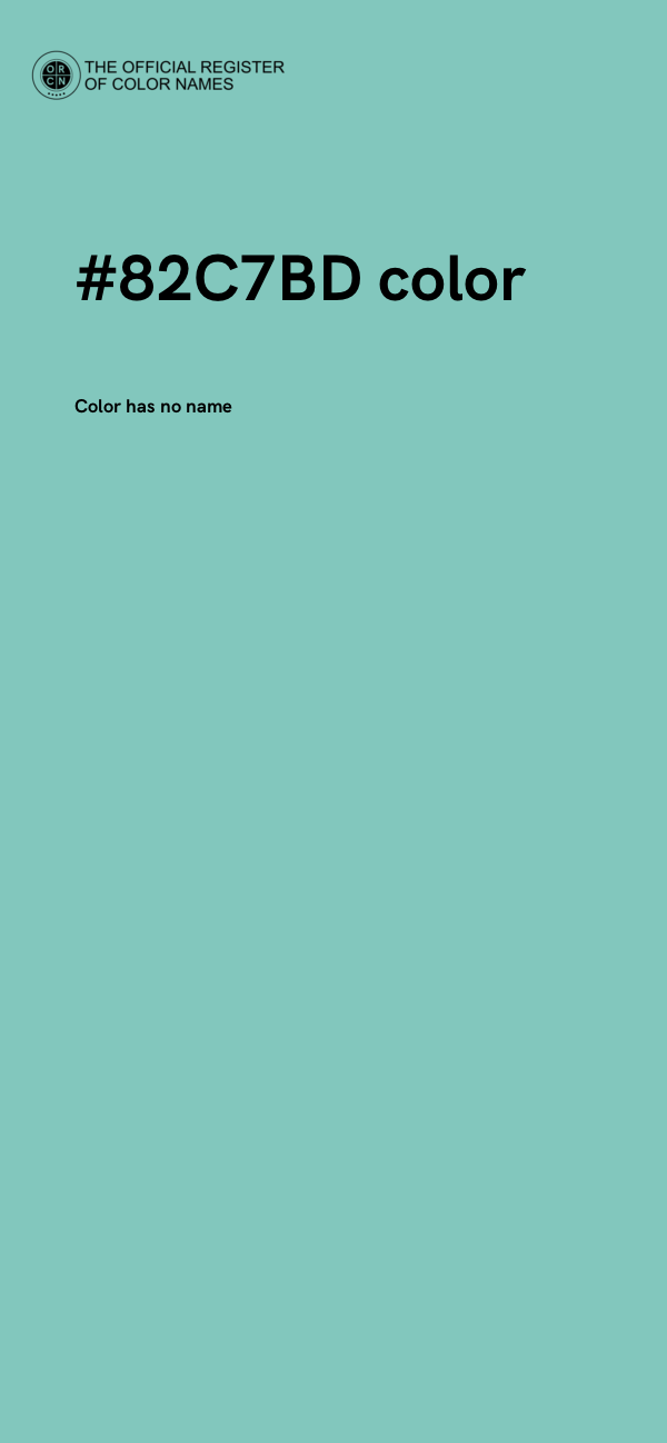 #82C7BD color image