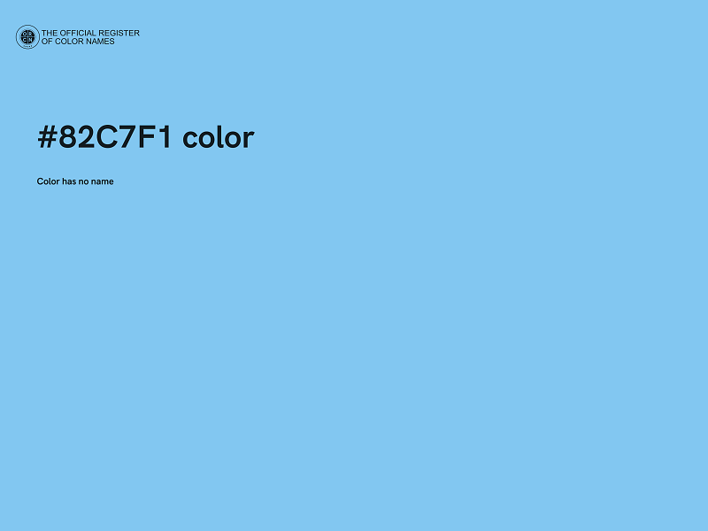 #82C7F1 color image