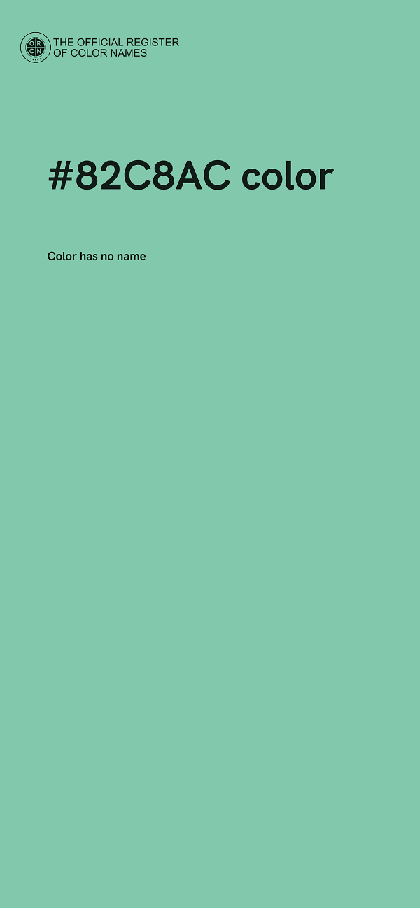 #82C8AC color image