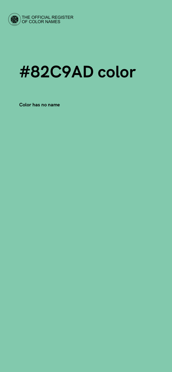 #82C9AD color image