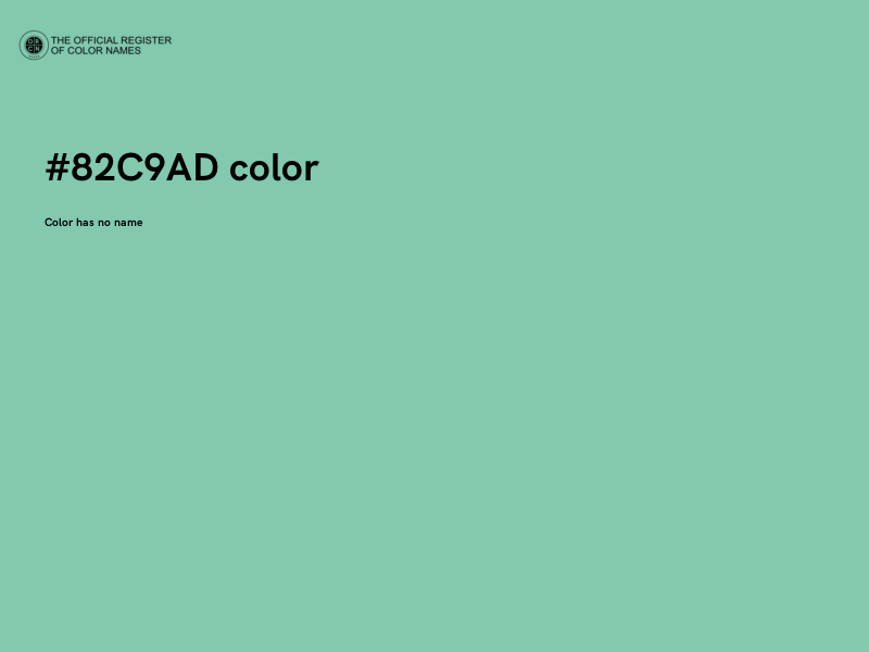 #82C9AD color image