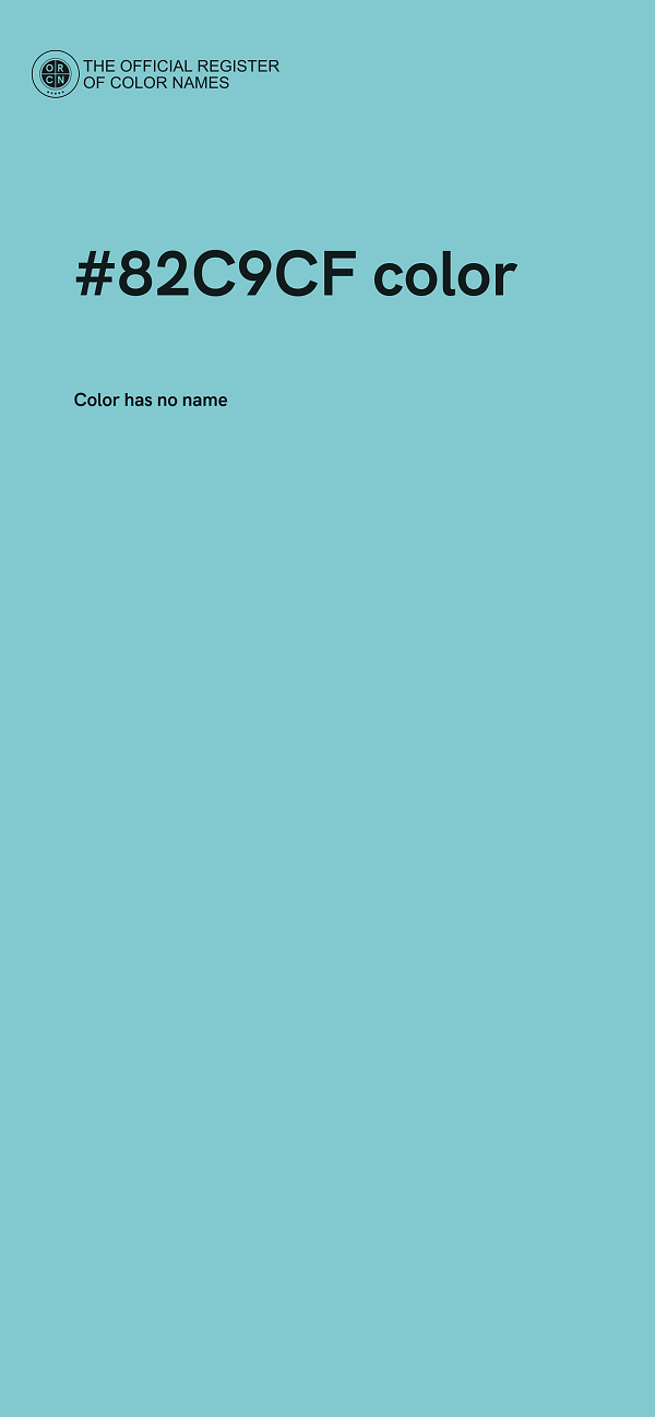 #82C9CF color image