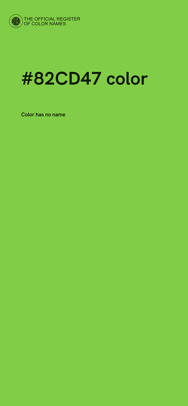 #82CD47 color image