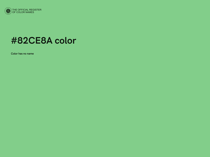 #82CE8A color image