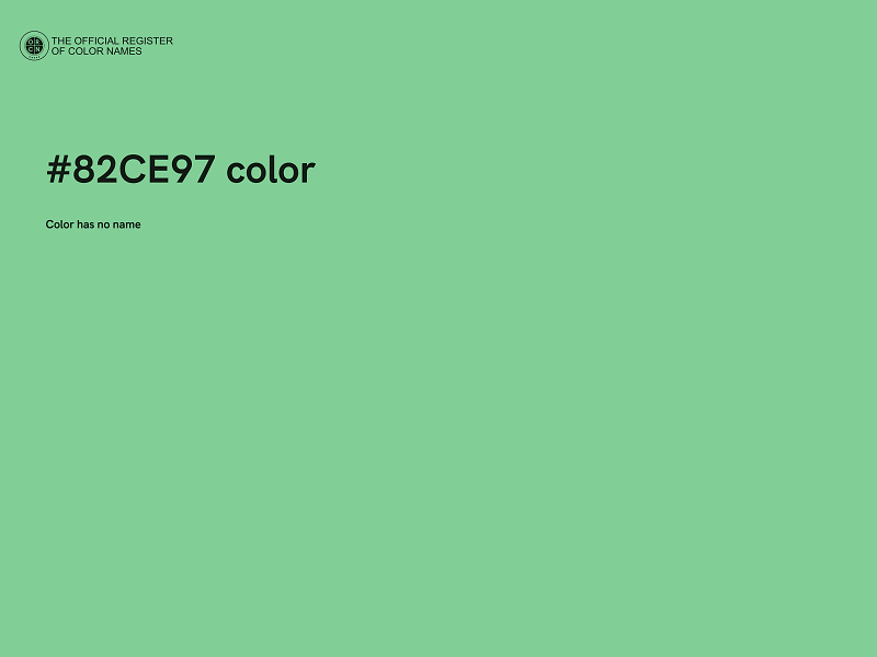 #82CE97 color image