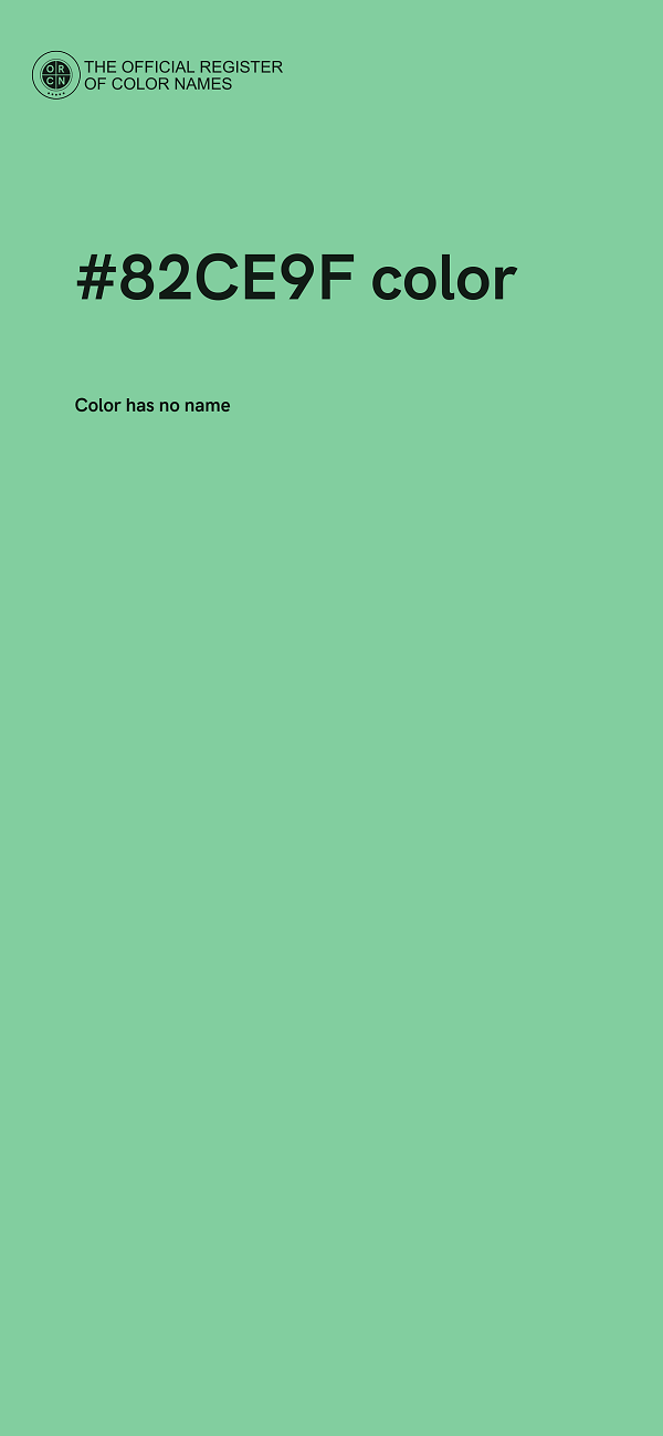 #82CE9F color image