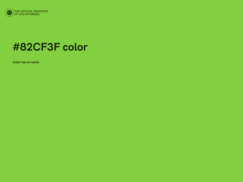 #82CF3F color image