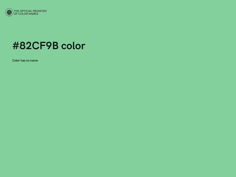 #82CF9B color image