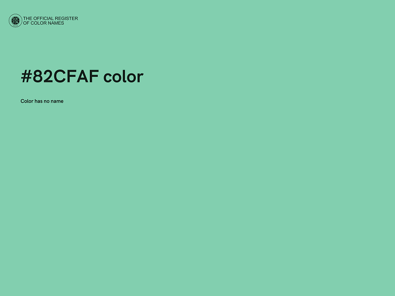 #82CFAF color image