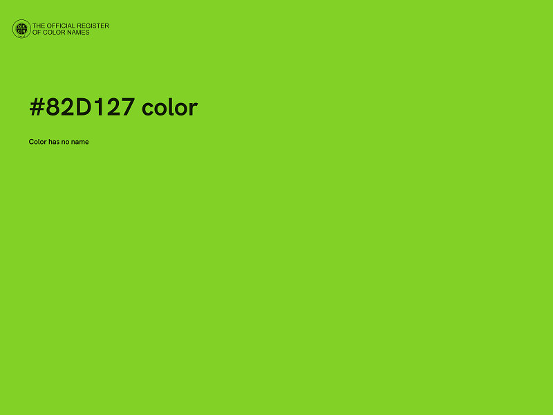 #82D127 color image