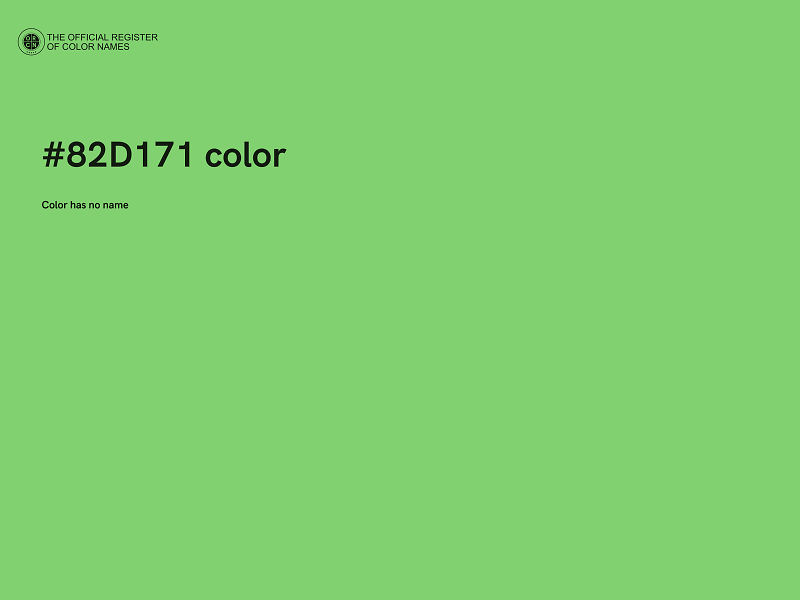 #82D171 color image