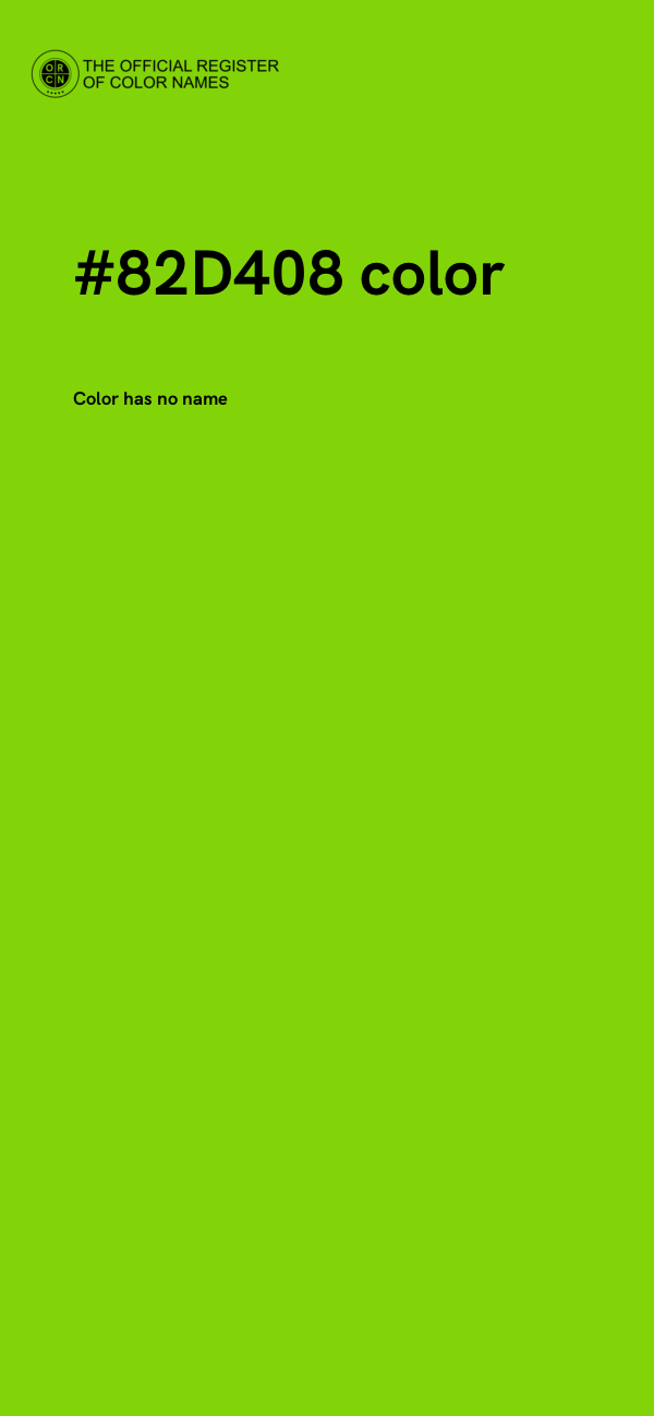 #82D408 color image
