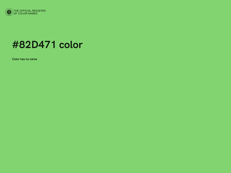 #82D471 color image