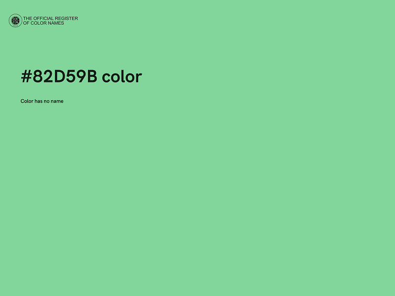 #82D59B color image