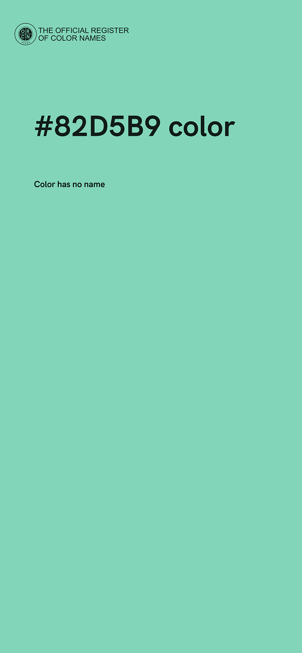 #82D5B9 color image
